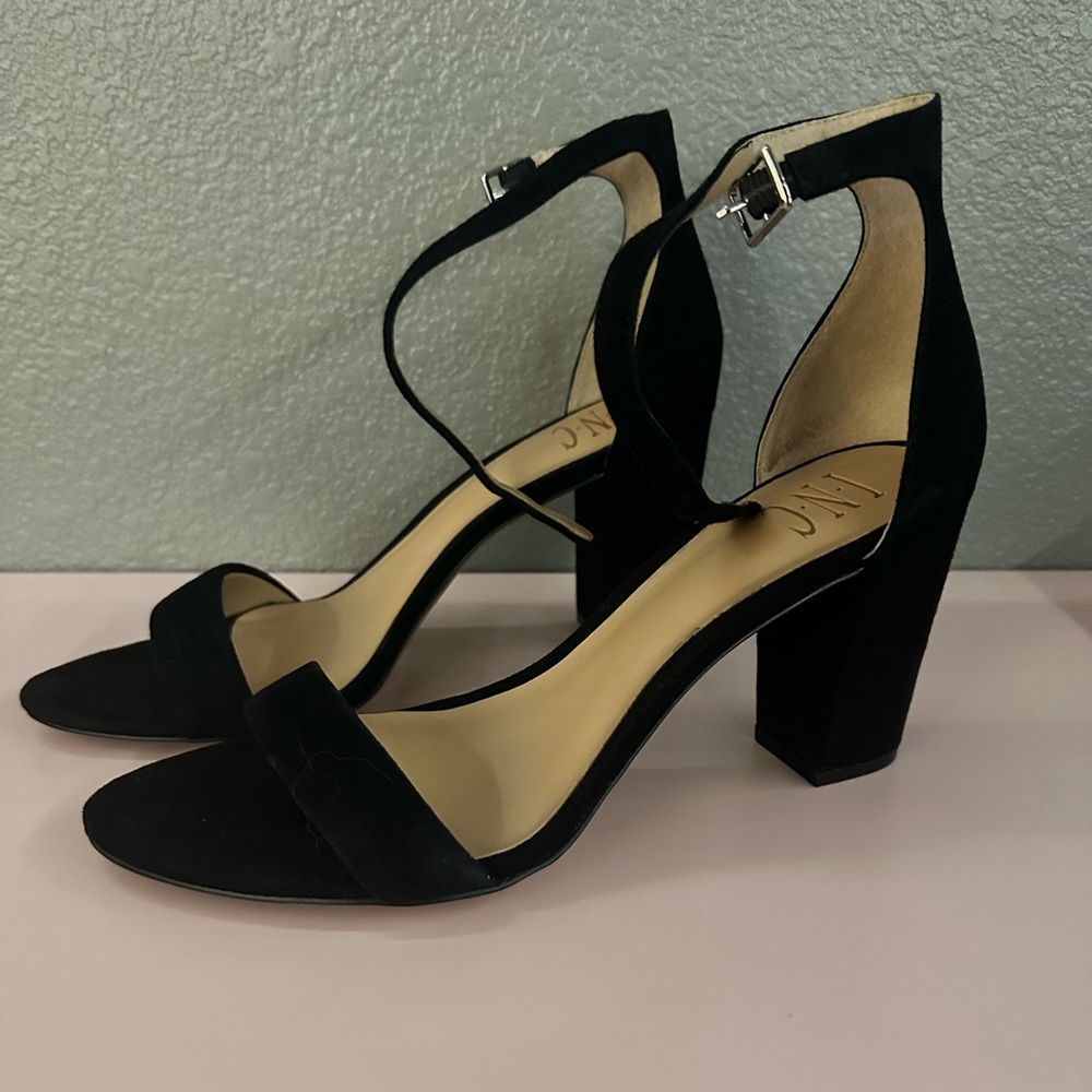 I.N.C. Kivah Black Suede Pumps 8.5